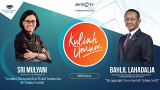 Kuliah Umum Bersama Bahlil Lahadalia: Menggenjot Investasi di Tahun Sulit