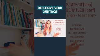 Russian Reflexive verb ЗЛИТЬСЯ - be angry