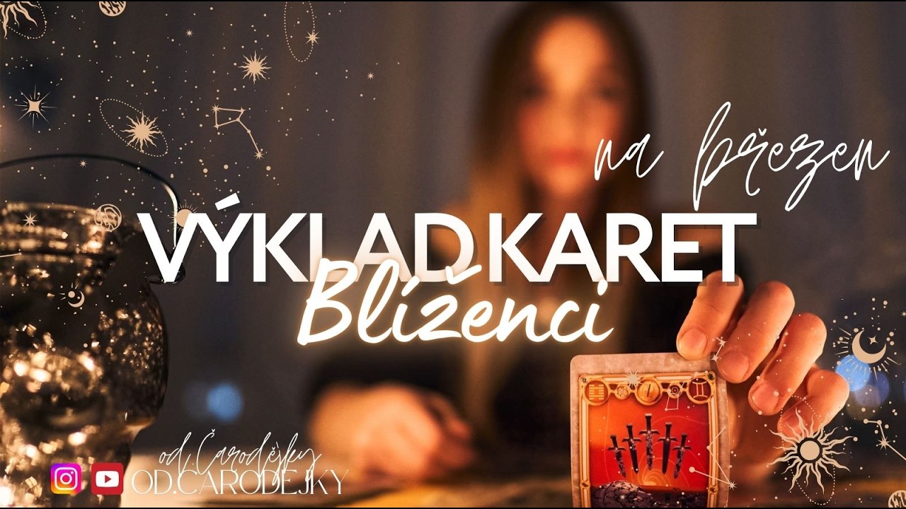 Blíženci ♊ březen / důvěřujte svému vnitřnímu hlasu / #vykladkariet #tarot