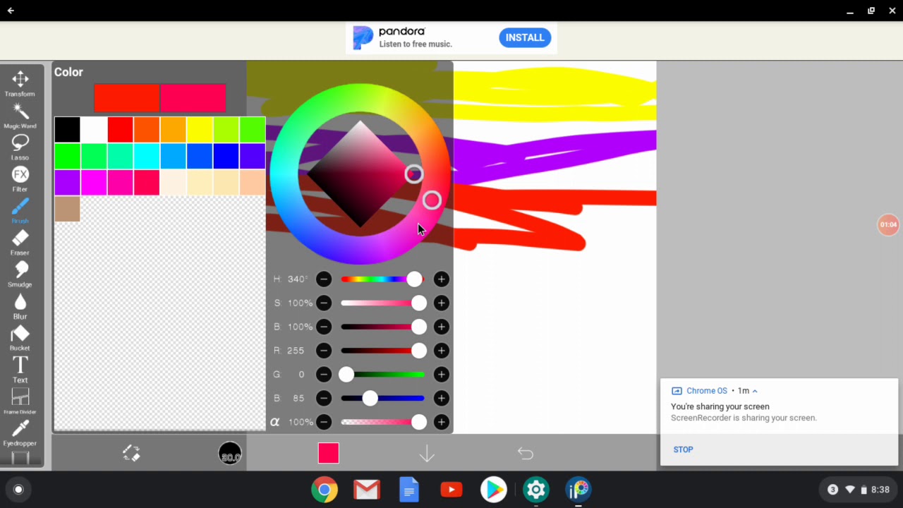 making things on ibis paint YouTube