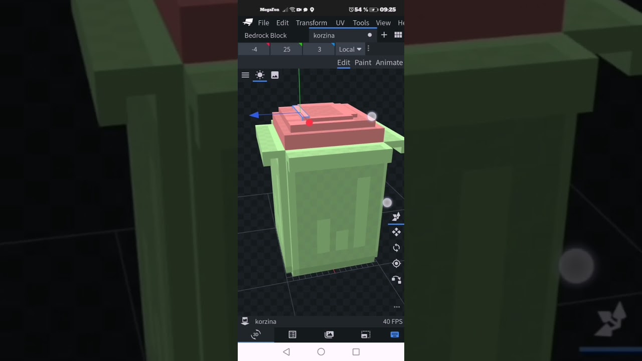 сделал корзину из soul knight 