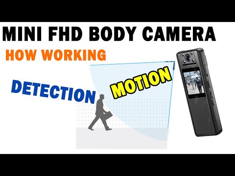 Mini Body Camera Motion Detection Working A22 | 1.3-inch Display | 1080 FHD 40M Image