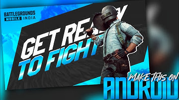 💥5 min💥 bgmi thumbnail tutorial on Android | Make this battlegrounds mobile india thumbnail in 5 min