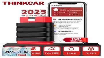 2025 Thinkcar Thinksafe OBD2 Bluetooth Scanner Code Reader Car Bi directional All System