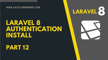 Laravel 8 Project | Laravel 8 Authentication install Part 12