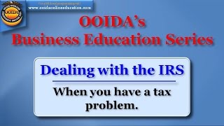 Dealing WithThe IRS - Tax Problems