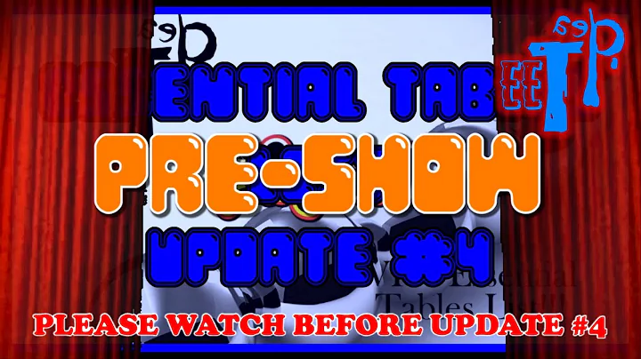 PRESHOW for the upcoming Update #4 of the VPX Essential Tables List! - Visual Pinball Guide