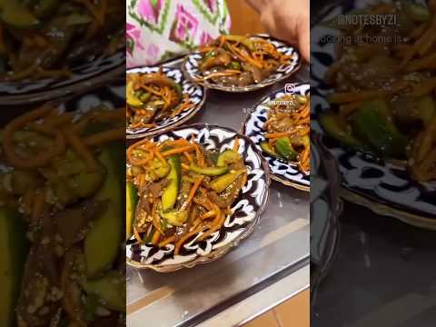 Салат из баклажанов. Всего за 30 минут) #рекомендации #рецепт #баклажан #салат