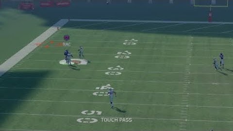 Sample of what Madden 23 gameplay should look like with Skill Based Passing