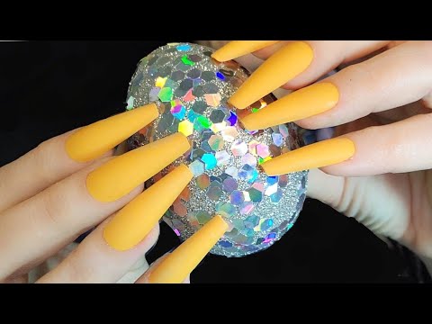 ASMR Fast Aggressive Tapping And Scratching On Textured Eggs | Long Nails