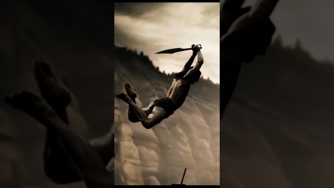 The Warrior Jumped and Punished the Enemy  