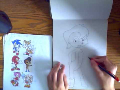 How to Draw Sonic Characters episode 2 Sally part 3 - YouTube