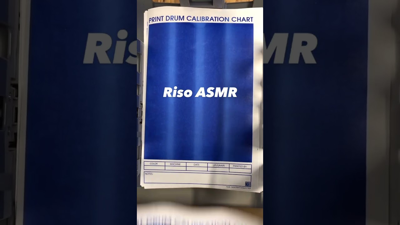 Nothing like the sound of fresh Riso. 