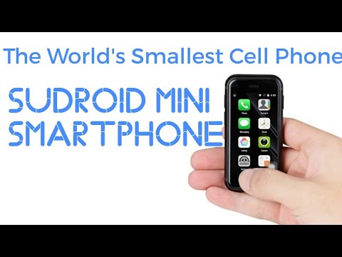 The World's Smallest Cell Phone Sudroid Mini SmartPhone - YouTube