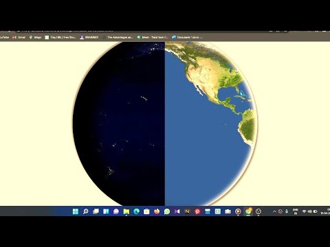Project 5. Earth animation with html and css