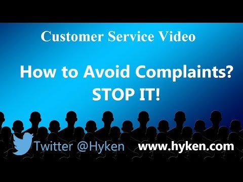 How to Avoid Complaints - Customer Service Training Lesson
