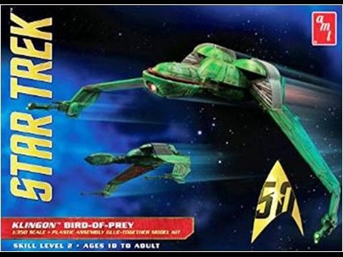 How to Build the Klingon Bird of Prey 1:350 Scale AMT Model Kit #949