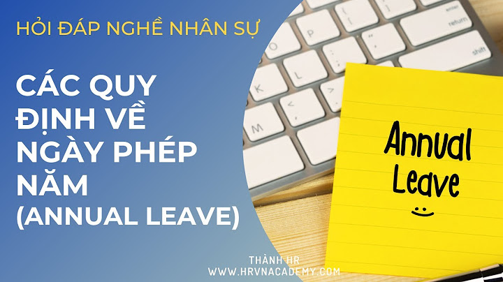 Thanh toán tiền tàu xe nghỉ phép năm