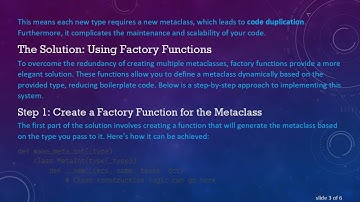 Creating a Generic Meta Class in Python