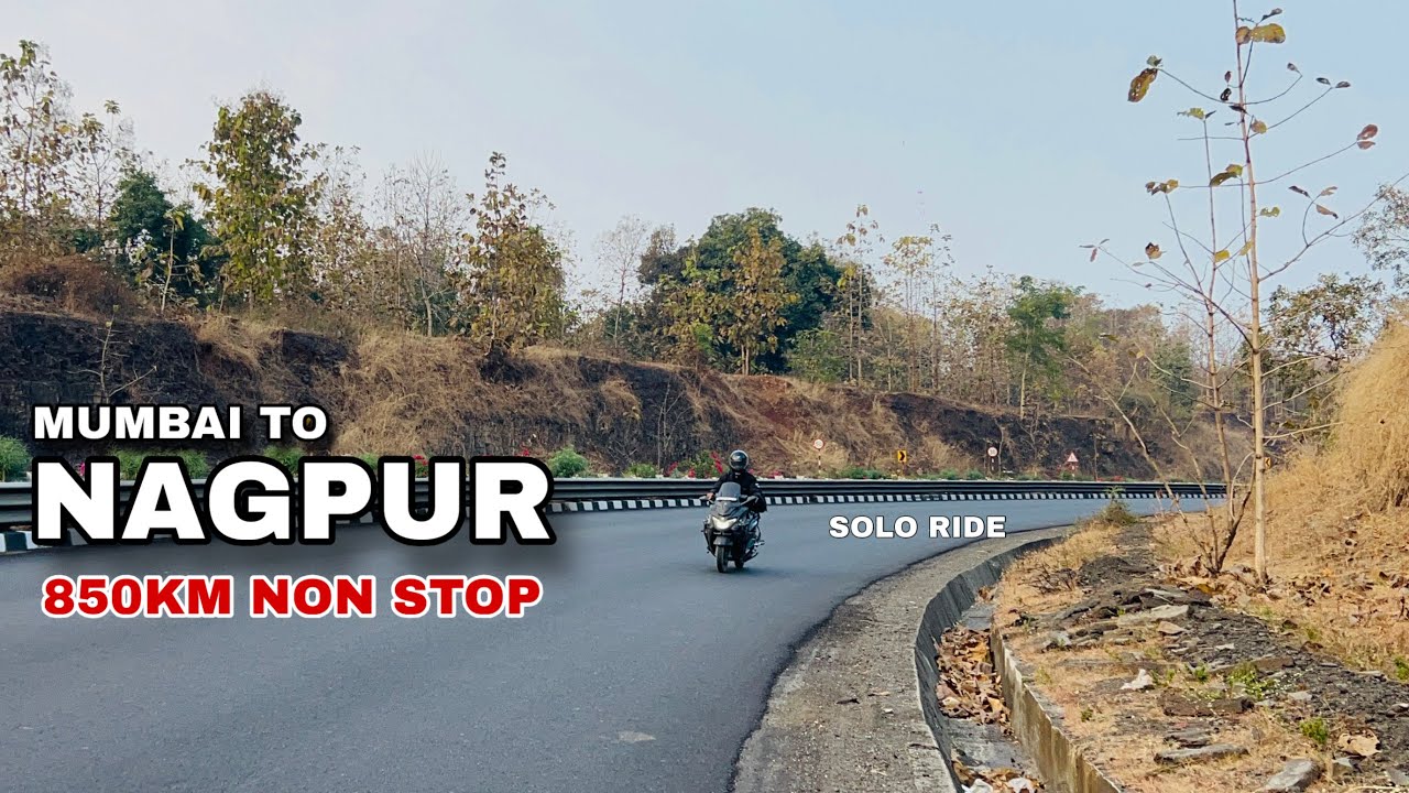 MUMBAI TO NAGPUR 850KMS NON STOP | SOLO RIDE