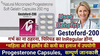 Natural micronized progesterone soft Gelatin capsules 200 mg | Progesterone capsules |gestoford 200 screenshot 2