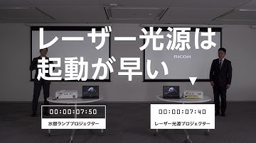 リコーのレーザー/LED光源プロジェクター　紹介動画（Short Ver.)