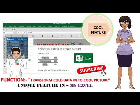 Discover Talent Presents | #MsExcel training - Transform cold data into a cool picture ( #Unique )