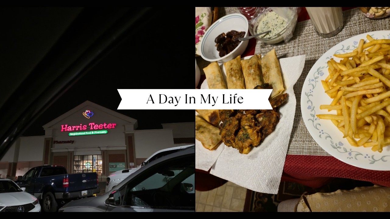 Ramadan Day 15 | Sehri |  Iftari & Harris Teeter Grocery Run 🇵🇰🇺🇸