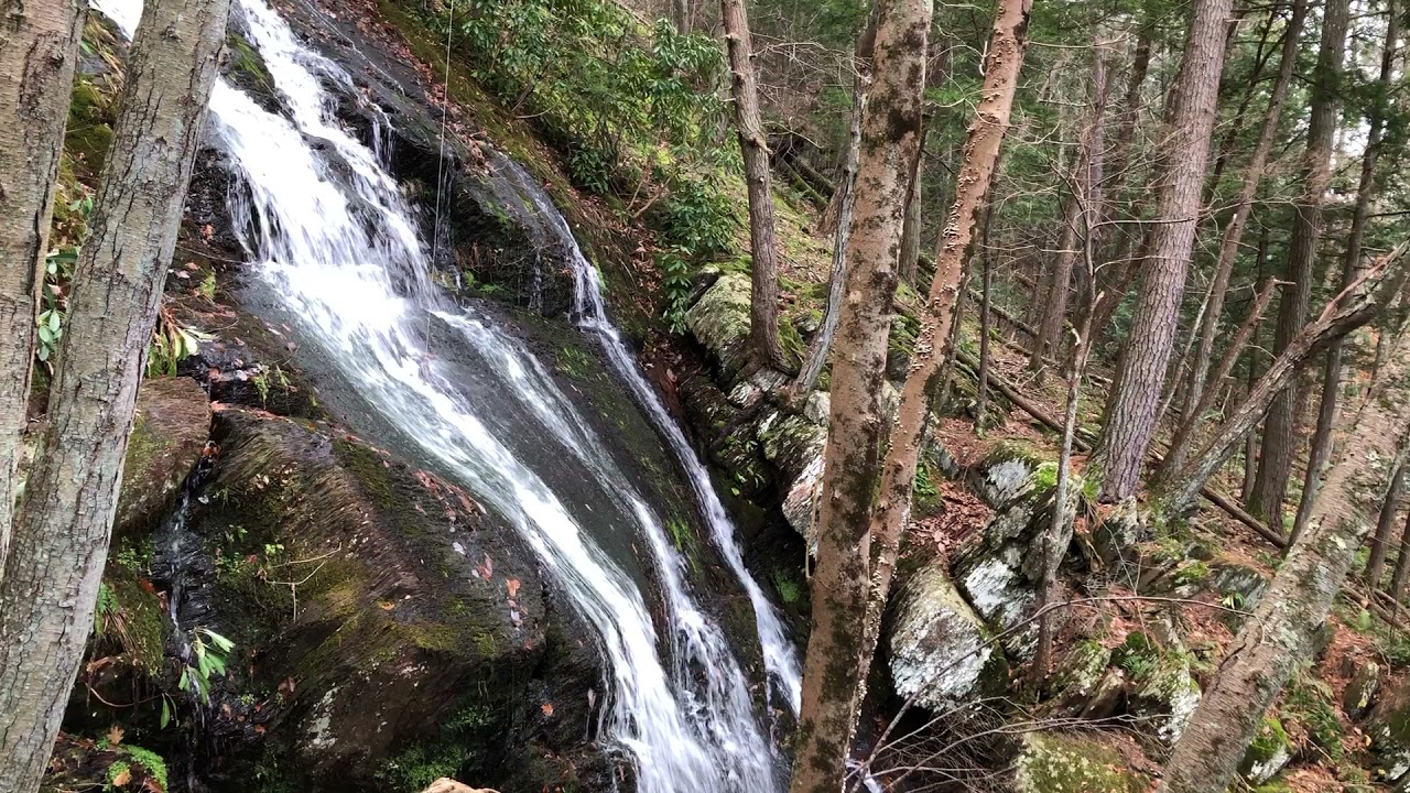 Buttermilk Falls, Walpack NJ half way up the stairs YouTube