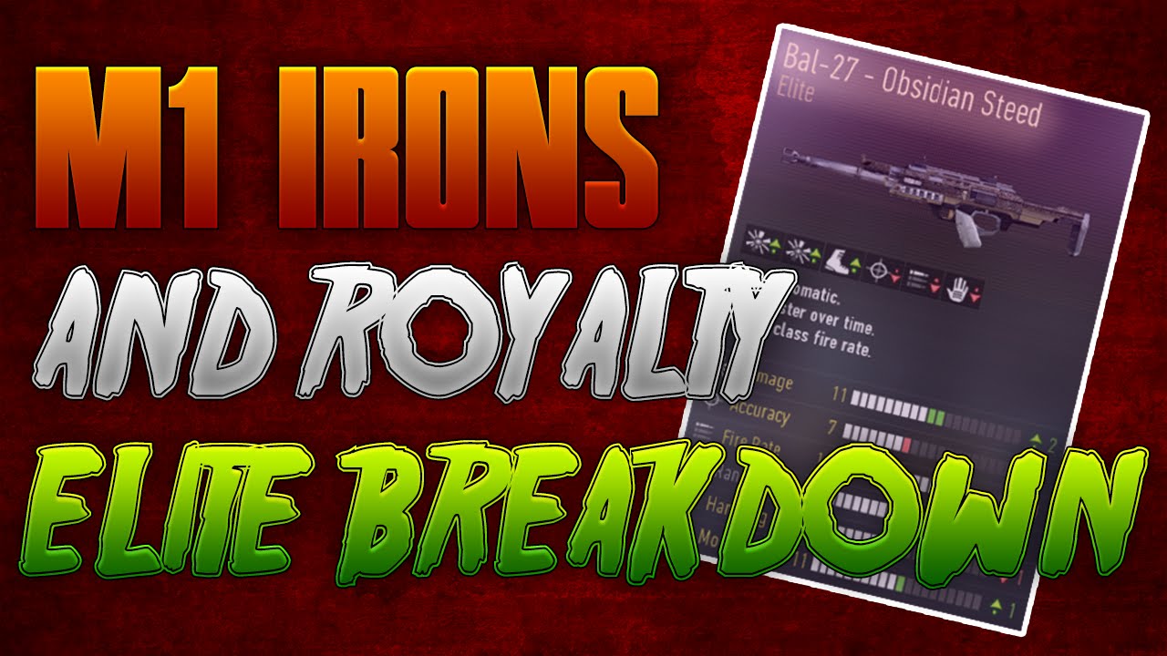 COD AW: NEW "M1 Irons", Elite SAC3 "Isolated", & "Royalty" Weapons Info (AW Elite Weapons)