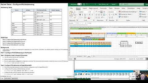 CCNA ITN - 12.6.6 Packet Tracer - Configure IPv6 Addressing