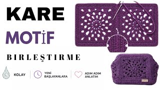 Örgülerde Esteti̇k Di̇ki̇ş Nasil Yapilir Pratik Ve Temiz Görünüm Granny Square Join Method