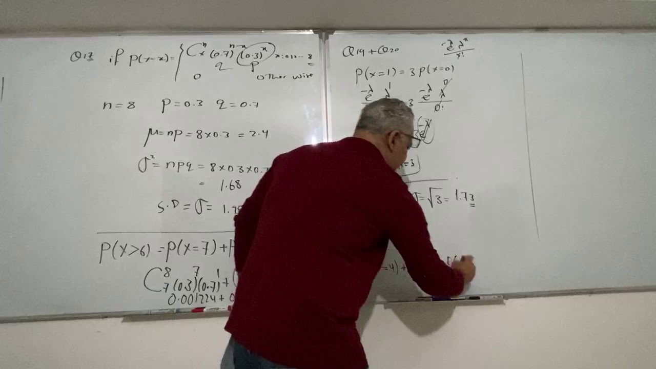 مراجعة (2) بعد الجزئي -(biostatistics) شبتر السابع .