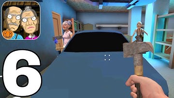 Grandpa And Granny House Escape | Car Escape  | GamePlay Walkthrough Part 6 ( iOS, Android )