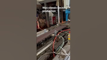 Wpc classic decking production