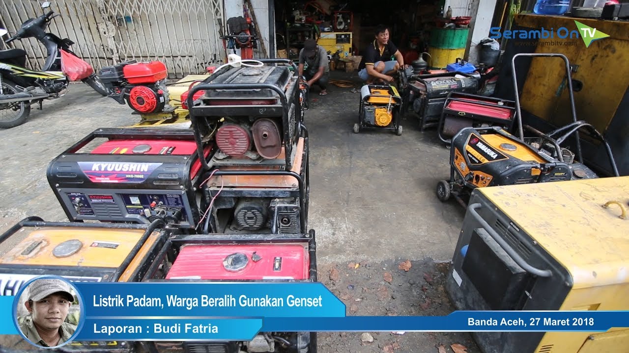 perjalanan ke langkawi Listrik Padam, Tukang Service Genset Banjir Orderan