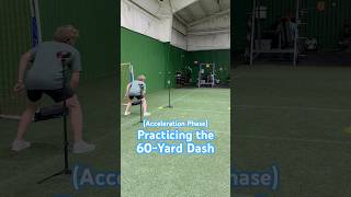 Practicing the Acceleration Phase of the 60-Yard Dash. #speedandagility #baseball #athlete