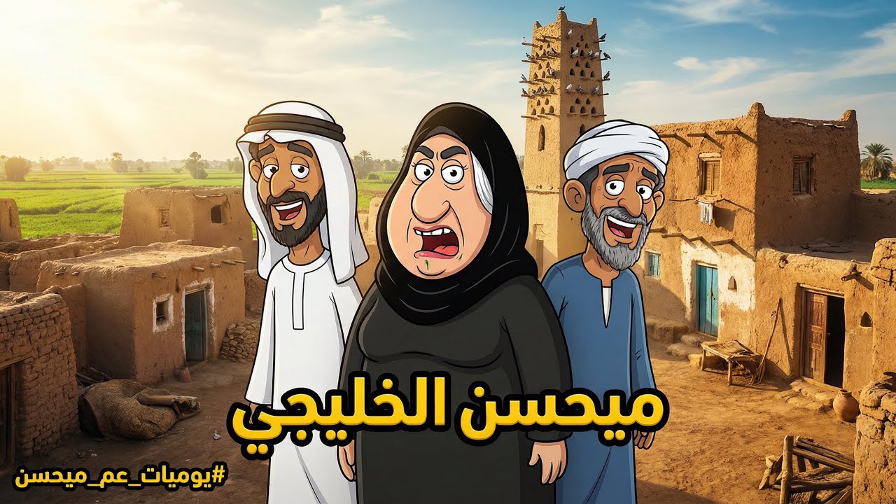 ميحسن طلع له اخ سعودي| #يوميات_عم_ميحسن 