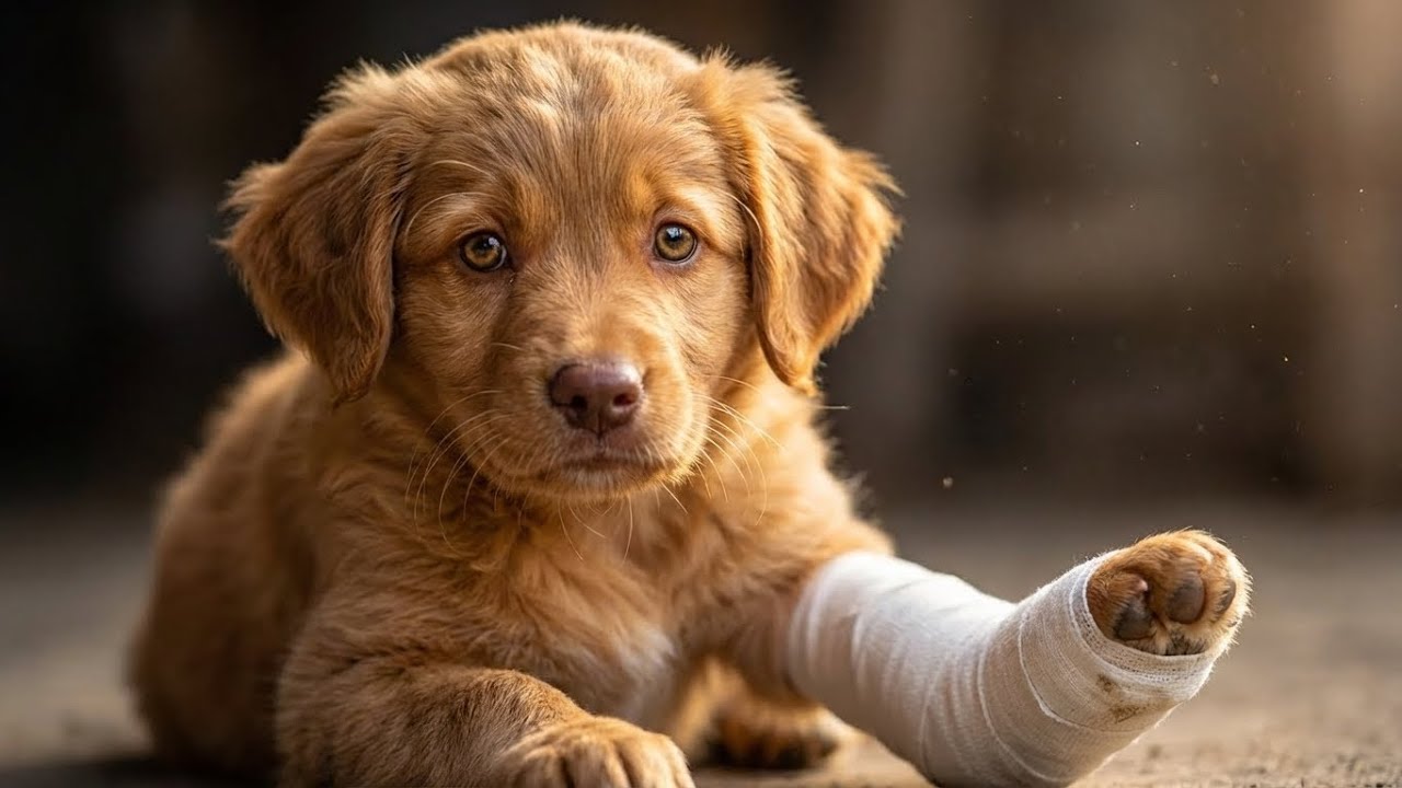 The Puppy Was Too Hurt to Stand… What the Vets Did