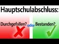 Schaffst du den hauptschulabschluss