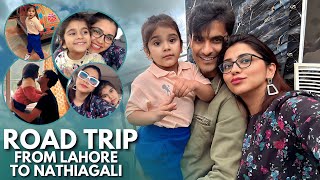 First Trip With Our Daughter without any help | Road Trip From Lahore To Nathiagali