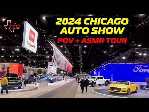 2024 Chicago Auto Show POV Walkthrough ASMR