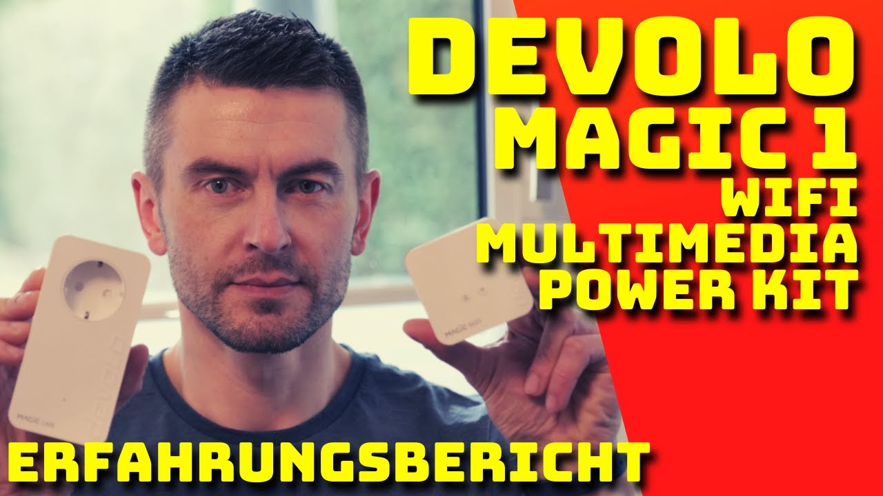 devolo Magic 1 WIFI Multimedia Power kit - Setup & Review - German 