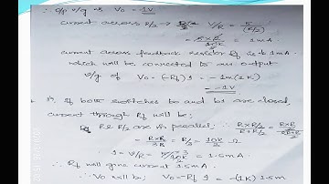 Module-5 : Opamp Circuits: DAC- Binary weighted Resistors, Prof.Sangeetha