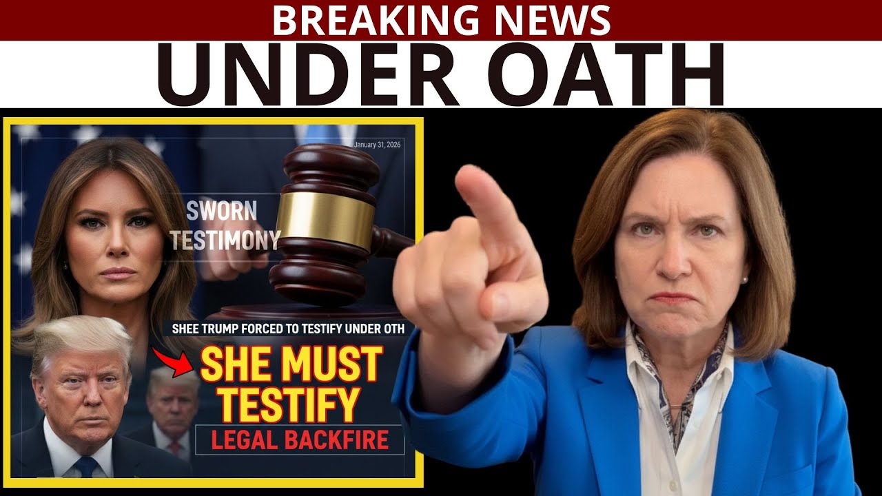 1 MIN AGO: Judge Confirms Melania Must Testify Under Oath as Trump Legal Team Panics