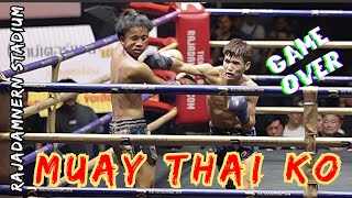 Amazing Muay Thai Knockout Highlight By Powerful Punches Rajadamnern Stadium