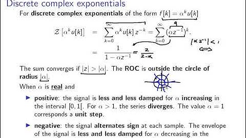 Signals and systems: video 8b z transform