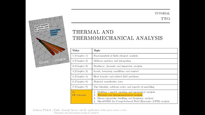 Tutorial 2 - Thermal and thermomechanical analysis