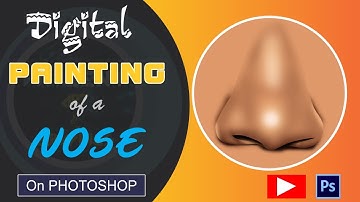 DIGITAL PAINTING FLOW WORK OF A NOSE
