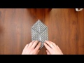 The Envelope - Pocket Square Folding - Origami Inspired Design for Rectangle Handkerchief